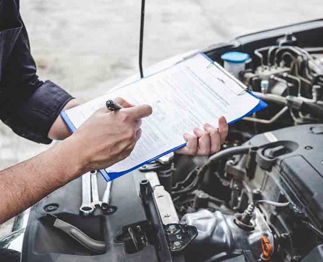 inspection of car engine systems